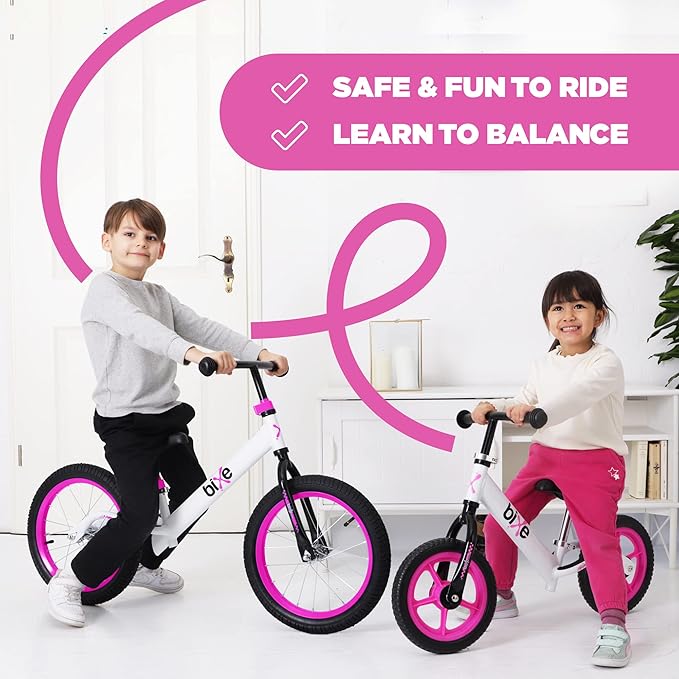 Balance Bike: for Big Kids Aged 4, 5, 6, 7, 8 and 9 Years Old - No Pedal Sport Training Bicycle | 16inch Wheel-CubbioJoy