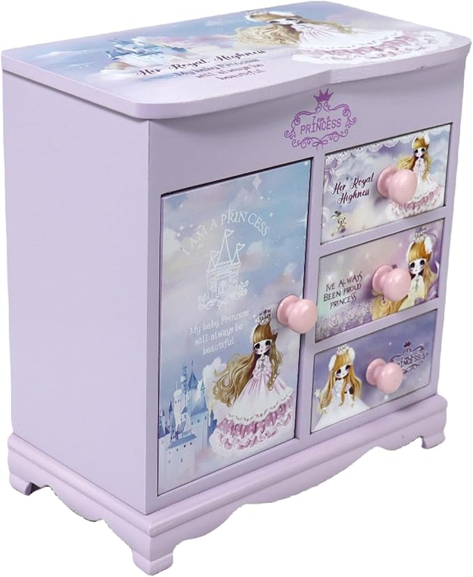 Children's Jewelry Box for Girls - Purple, Little Girl Birthday &-CubbioJoy