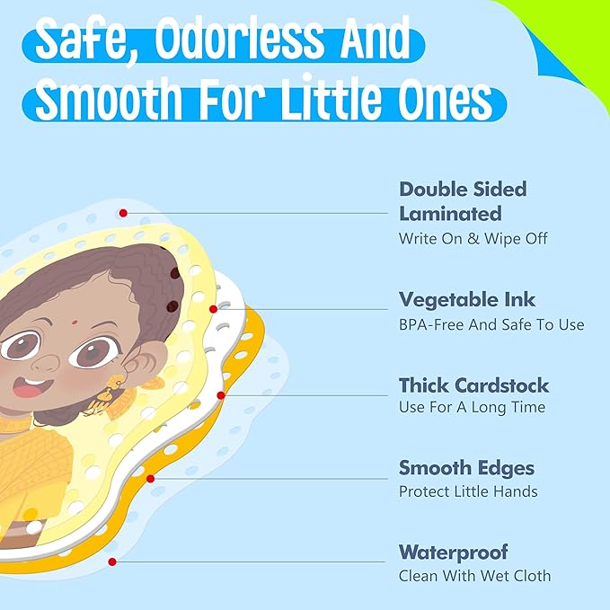 9 Pieces Happy Face Lacing Cards, 9 Double Sided Color Sewing Cards with 9 Colorful Laces, Educational & Learning Activity Games, Imagination Development Lacing Toys for Preschoolers, Kids-CubbioJoy