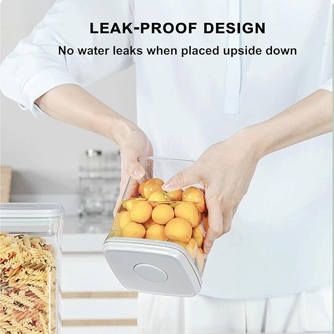 Airtight Food Storage Container Formula Milk Powder Containers Dispenser with Spoon BPA-Free for Home Travel 1500ML / 1.5 Qt, No Scraper Design-CubbioJoy