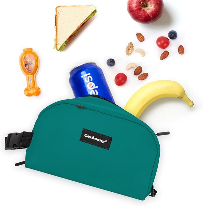 Cerbonny Small Cooler Bag Freezable Lunch Bag for Work School Travel, Leak-proof, Insulated, Waterproof, Portable, 3.5L, Iron Blue-2-CubbioJoy