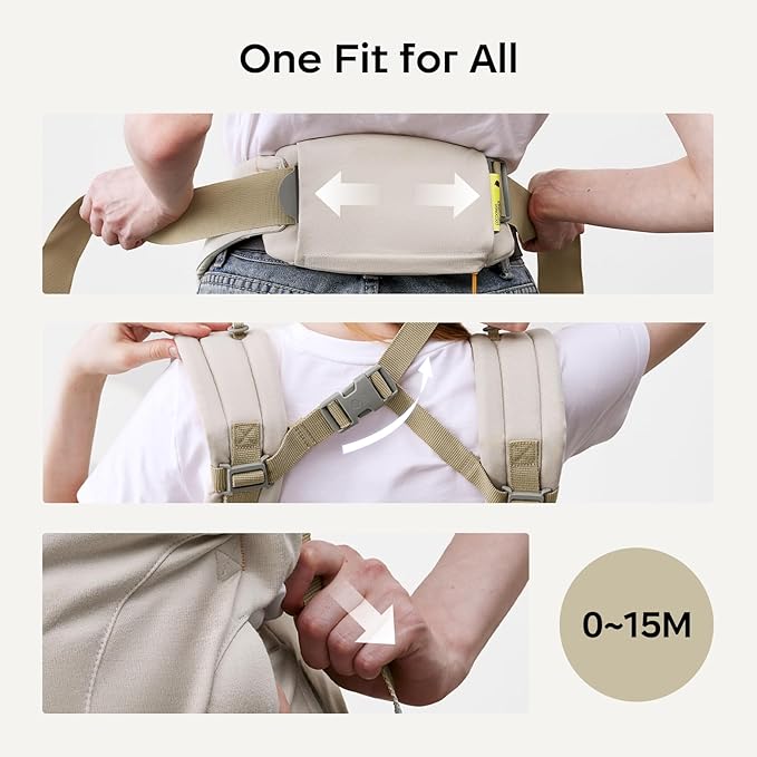 Bc Babycare CocoonGo Baby Carrier – CloudTouch Soft & Ergonomic Baby Carrier for 7–44 lbs | Easy to Wear, Adjustable Fit, Travel-Ready, Machine Washable (Olive Grove)-CubbioJoy