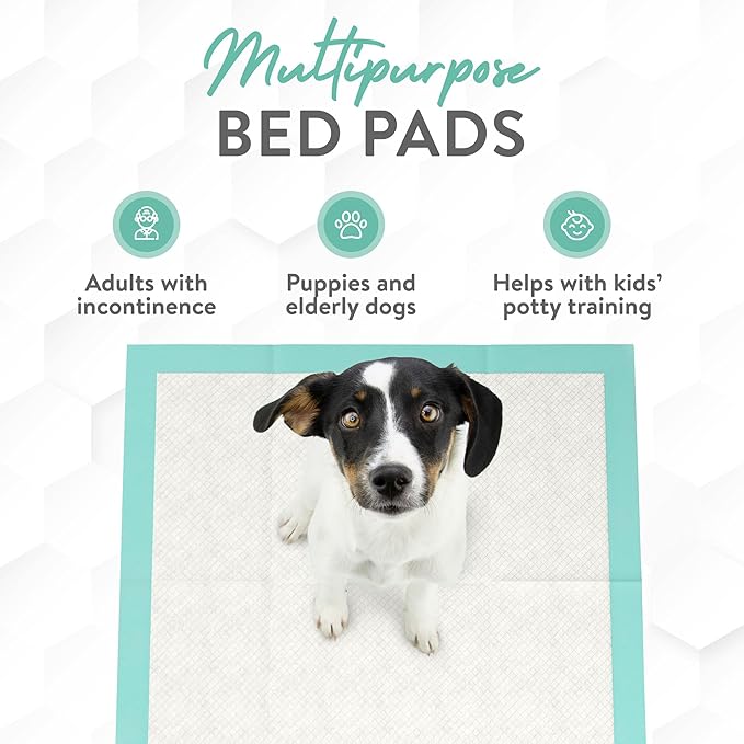 Inspire Extra Large Super Absorbent Disposable Bed Pads for Incontinence Ultra Thick and Absorbent Bed Pads Disposable Adult | Puppy Pads | Pee Pads for Adults (36" X 36" Pack of 50 W/ Adhesive)-CubbioJoy