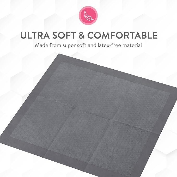 Inspire XL 36 x 36 Ultra Underpads Incontinence Bed Pads | Contemporary Modern Design | Hospital Bed Pads Disposable Adult Extra Large Chux Pads | Chucks Pads Disposable Adult | Medical Bed Linens.-CubbioJoy