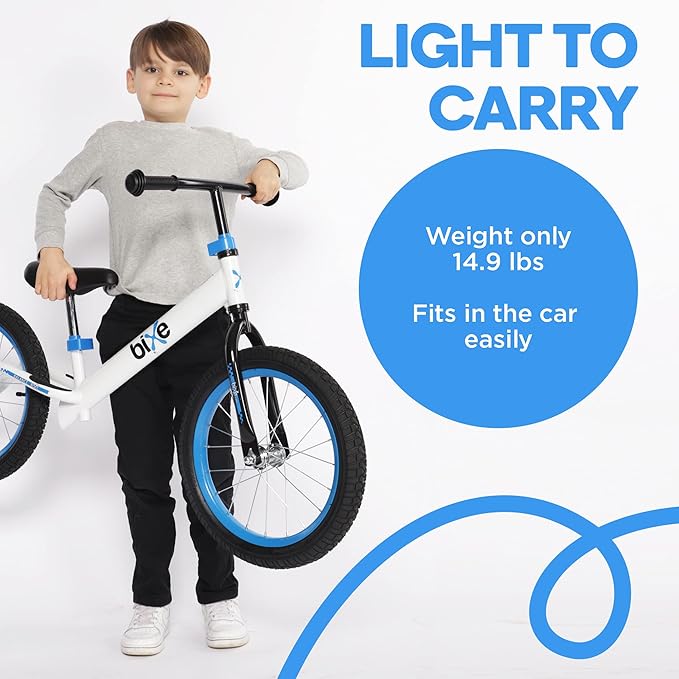 Balance Bike: for Big Kids Aged 4, 5, 6, 7, 8 and 9 Years Old - No Pedal Sport Training Bicycle | 16inch Wheel-CubbioJoy