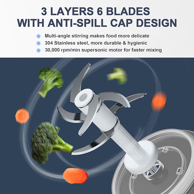 Baby Food Maker, 10-in-1 Baby Food Processor Set with 2 Glass Bowls (600ml+300ml), Baby Food Blender for Baby Puree, Fruit, Meat, Vegatable, Baby Food Storage Containers, Baby Essentials-CubbioJoy