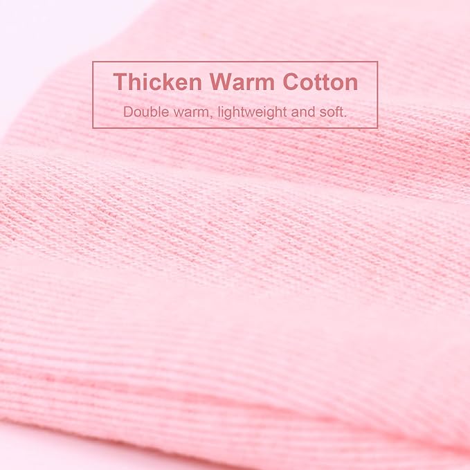 BQUBO Newborn Baby Hats Mittens Set Hospital Hat Beanie Infant Bow Hats Baby Gloves No Scratch Mittens for 0-6 Months-CubbioJoy