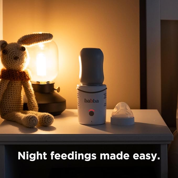 Babba Baby Bottle Cooler and Warmer - Both refrigerates and Fast Warming, Breast Milk Storage, Travel-Friendly and Portable, Smart app-Control, Perfect Temperature-CubbioJoy