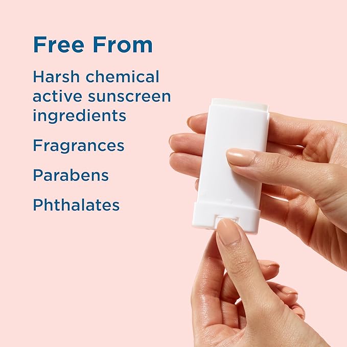 Blue Lizard BABY Mineral Sunscreen Stick with Zinc Oxide, SPF 50+, Water Resistant, UVA/UVB Protection - Easy to apply, Fragrance Free, .5 oz-CubbioJoy