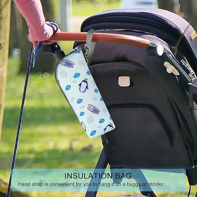 Accmor Baby Bottle Cooler Tote Bags, Insulated Breastmilk Cooler Bag, Nursing Bottle Cooler Warmer Bag for Nursing Mom Daycare Travel-CubbioJoy