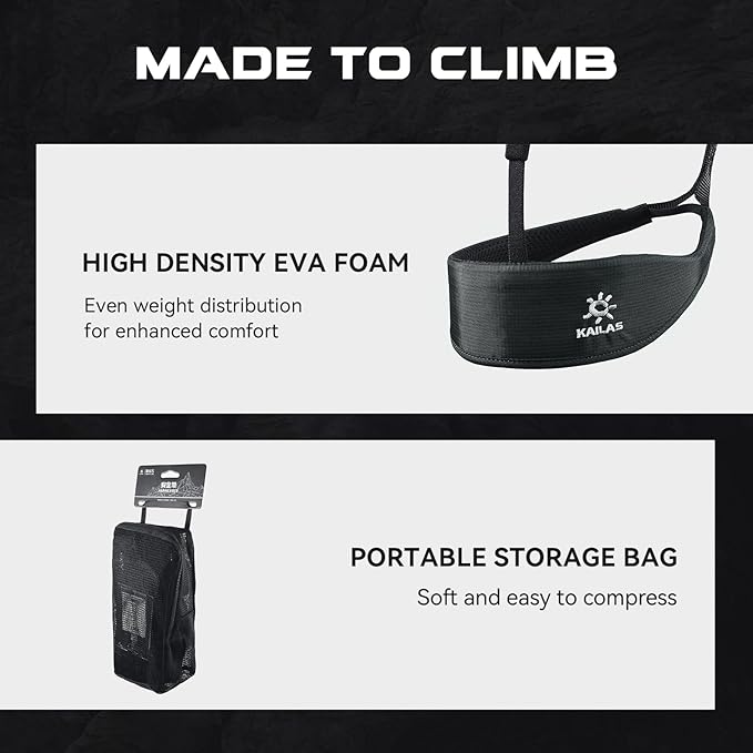 KAILAS Kids Rock Climbing Harness Child Safety Belt Climbing Gear Adjustable Lightweight Indoor Gyms Beginners Youth-CubbioJoy