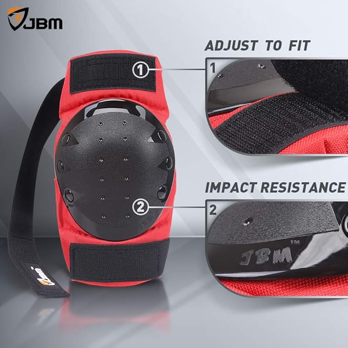 JBM Adult & Kids Knee Pads Elbow Pads and Wrist Guards for Inline Skating, Roller Skating, Skateboarding, Scootering-CubbioJoy
