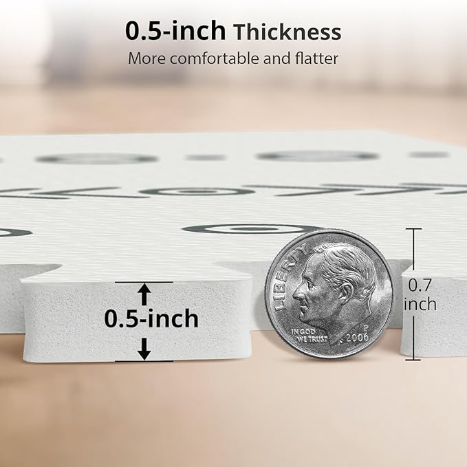 Baby Foam Play Mat, PIGLOG 72x48 Baby Crawling Mat, Floor Mats for Kids for Baby with Interlocking Floor Tiles, Toddler Play Mat for Indoor and Outdoor, Easy to Clean Playroom Floor Mat, Bohemia-CubbioJoy