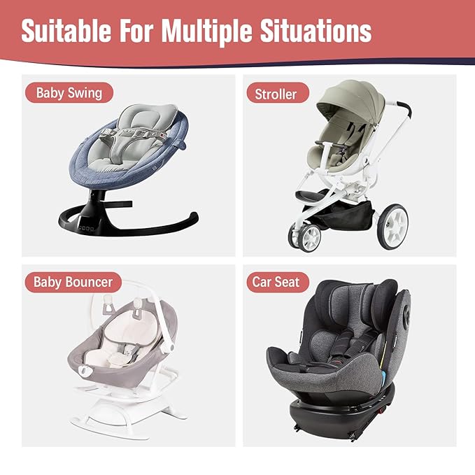 KAKIBLIN Baby Neck Pillow, Upgraded Baby Support Pillow,Babies Head Pillow,Neck Support Pillow for for Car Seat,Pushchair,Travel (Hippo)-CubbioJoy