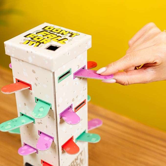 Don't Fall for It – Fun Trivia Board Game Age 3+ for Families and Kids | Hilarious Family Game for All Ages | 2+ Players, Portable and Easy to Play-CubbioJoy