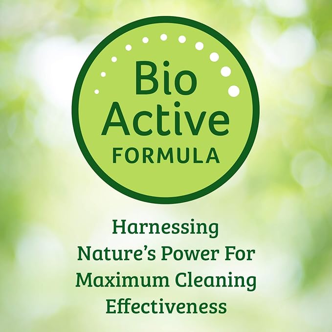 Biokleen Free & Clear Natural 3X Concentrated Liquid Laundry Detergent, 300 Loads, Plant-Based, Hypoallergenic, Removes Stains & Fights Odors, Dye Free, Unscented-CubbioJoy