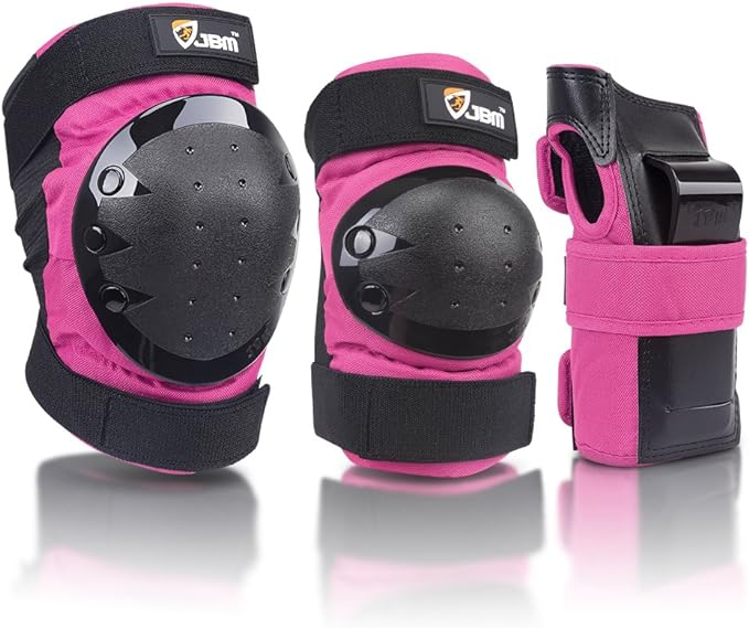 JBM Adult & Kids Knee Pads Elbow Pads and Wrist Guards for Inline Skating, Roller Skating, Skateboarding, Scootering-CubbioJoy