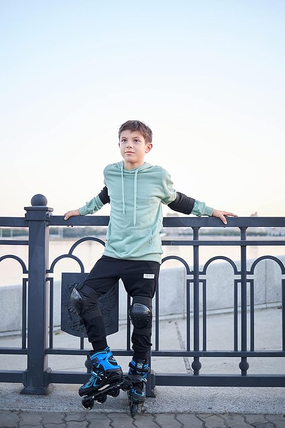 2PM SPORTS Vinal Girls Adjustable Flashing Inline Skates, All Wheels Light Up, Fun Illuminating Skates for Kids Men Adult Women and Boys-CubbioJoy