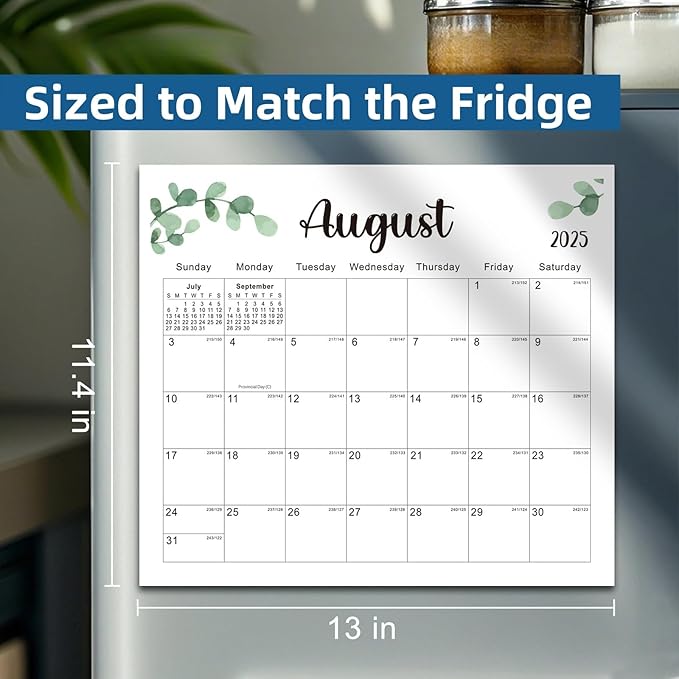 2025-2026 Magnetic Fridge Calendar 18 Monthly Magnetic Calendar for Refrigerator 2025-2026 Wall Calendar Planner Runs from June 2025 Until November 2026 Easy Organizing Markers Tearable (Nature)-CubbioJoy