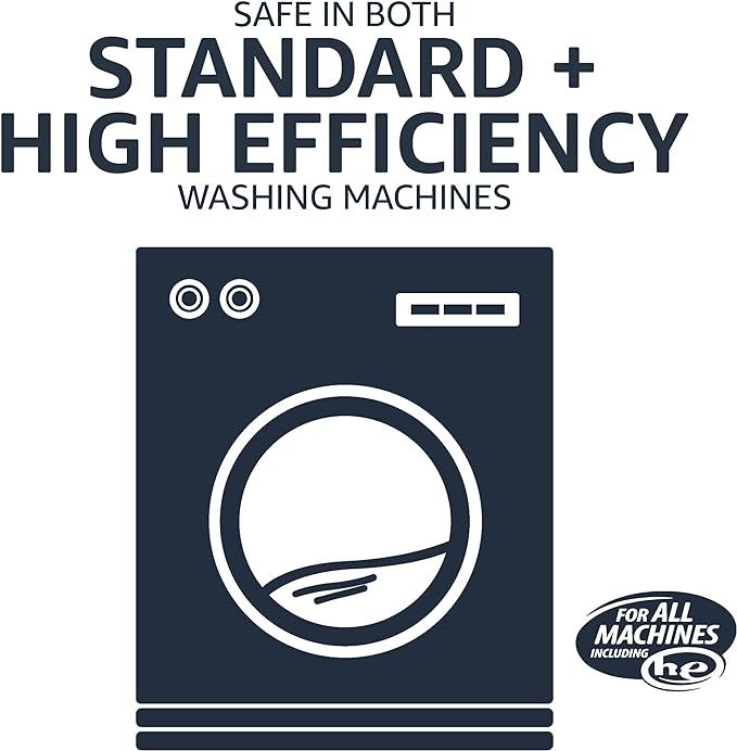 Amazon Basics Laundry Detergent Liquid, Concentrated, Clean Linen, 110 Loads, 82.5 Fl Oz, Pack of 2 (Previously Solimo)-CubbioJoy