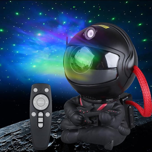 Astronaut Star Projector, Star Projector Galaxy Light for Kids，8 Modes Remote and 270° Adjustable Led Lights for Bedroom, Girls Room Decoration, Home Theater, Ceiling, Timer (Black Guitar)-CubbioJoy