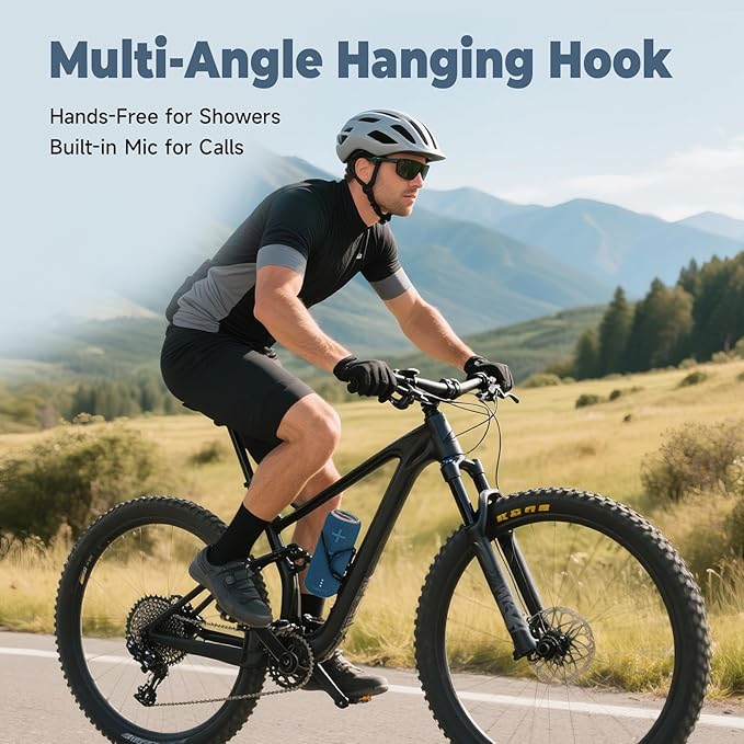 IPX7 Waterproof Bluetooth Speaker - 30W HD Sound, 8H Playtime, TWS Pairing, BT5.3, Portable for Pool/Beach/Shower, Blue Gift-CubbioJoy