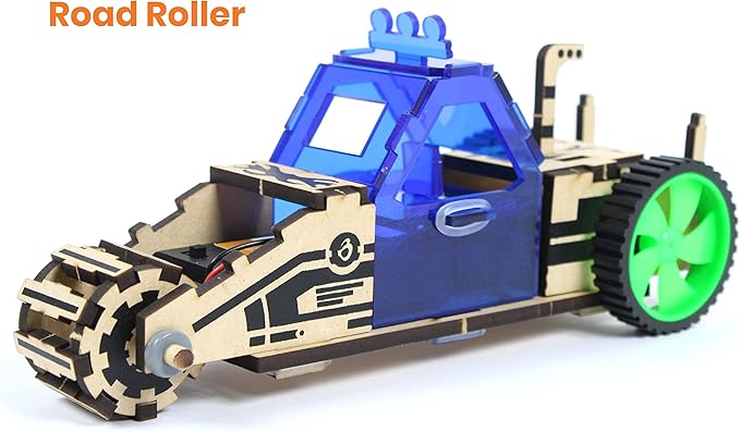 ButterflyEdufields 4in1 STEM Building Car Kits for Kids - DIY 3D Wooden Puzzle Toys, Educational STEM Gifts for Ages 6 to 12-CubbioJoy