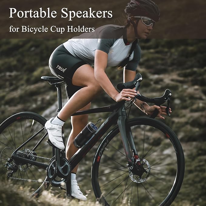 comiso Bluetooth Speaker, IP65 Waterproof Portable Speaker with 360° HD Stereo Sound, Punchy Bass, TWS Pairing, 24H Playtime, Wireless Speakers for Home/Outdoor/Camping/Beach, Gifts for Unisex-CubbioJoy