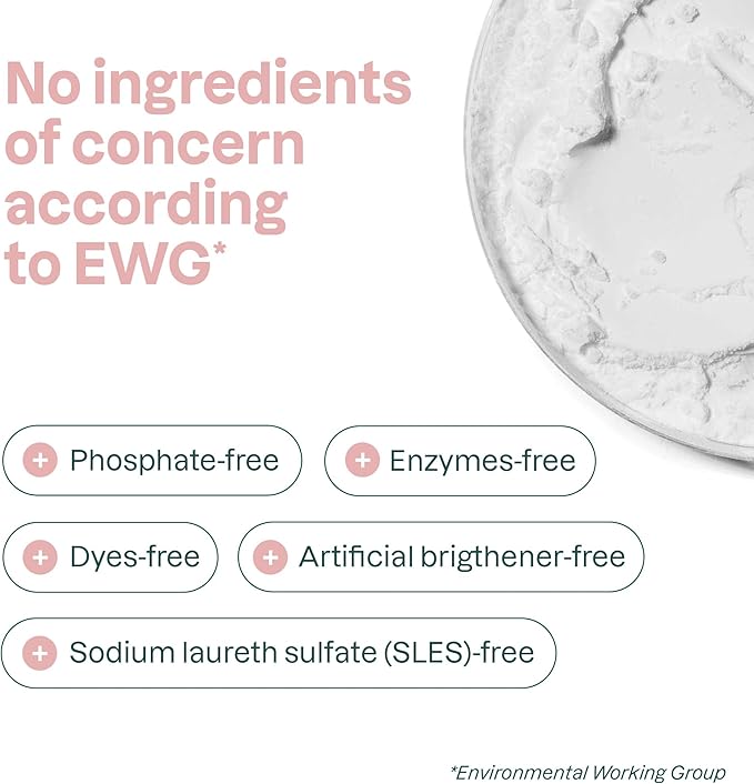 ATTITUDE Baby Laundry Detergent, EWG Verified, Plant and Mineral-Based Formula, HE Compatible, Vegan Household Products, Unscented, 80 Loads, 67.6 Fl Oz (Pack of 6)-CubbioJoy