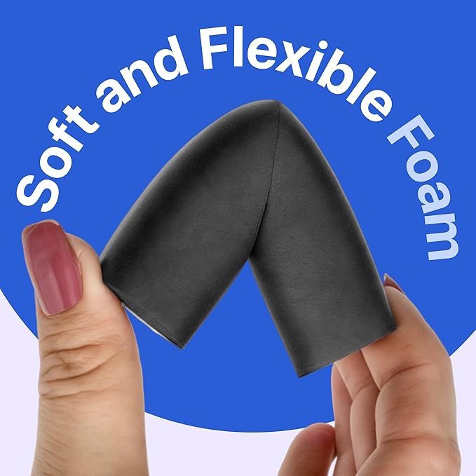 Baby Proof Corners & 15ft Edges with Furniture Corner & Edge Safety Bumpers, Impact-Absorbent Bumper & 4 Foam Corner Protectors, Cushy, Thick, Odorless Table Edge Protectors for Baby, Child | Black-CubbioJoy