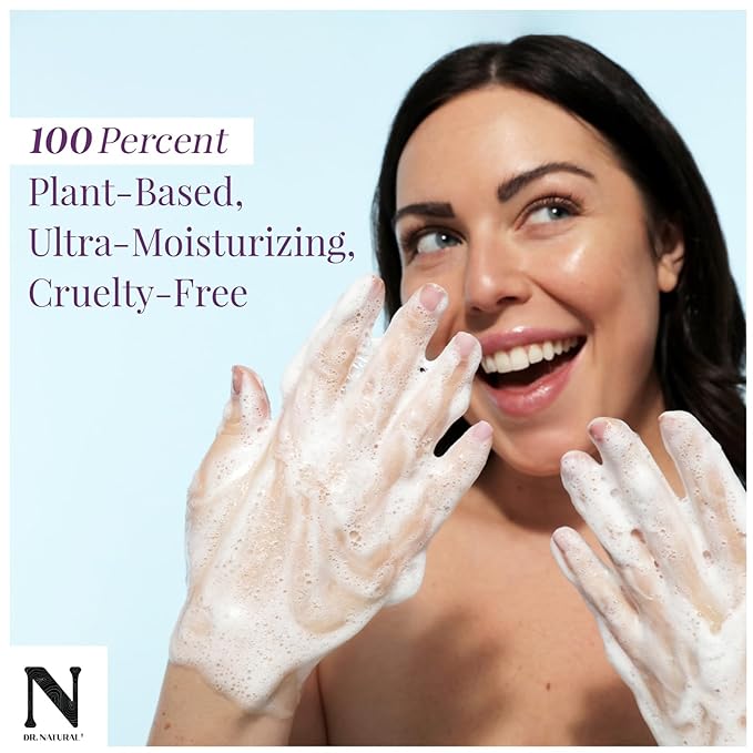 Dr. Natural 3-in-1 Tear-Free Baby Plus Kids Soap - Head-to-Toe Soap and Shampoo - Sensitive Skin Moisturizing Body Wash - Citrus - 16 oz-CubbioJoy