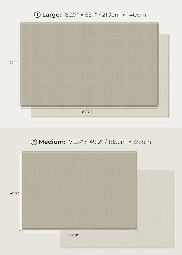 Baby Care Play Mat (Large, Hygge - Aztec & Arbor) 82'' x 55'' Original One-Piece Reversible Rollable Waterproof Baby Mat for Floor, Play Mat for Babies 6-12 Months, Infants, Toddlers, and Kids-CubbioJoy