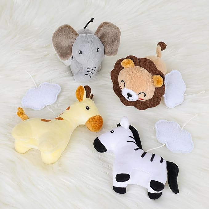 Animals Crib Mobile for Boys & Girls - Safari Baby Mobile for Crib with Upgraded 3-Mode Music Box, Nursery Mobiles, Fits Standard Cribs-CubbioJoy