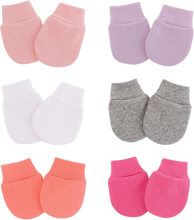 Baby Mittens No Scratch Mittens Infant Soft Gloves Mittens for 0-6 Months Boys Girls-CubbioJoy