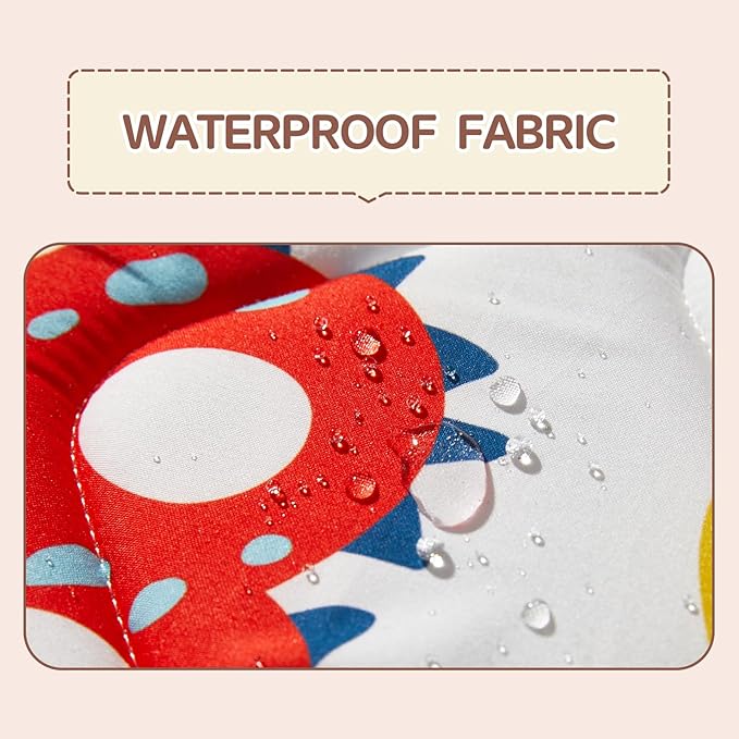 Baby Play Mat - Thicken 71x59 Inch Soft Foam Crawling Mat for Playpen & Floor, Non-Slip Waterproof Playmats for Infants & Toddlers, Portable Foldable & Machine Washable, Dinosaur & Letters-CubbioJoy