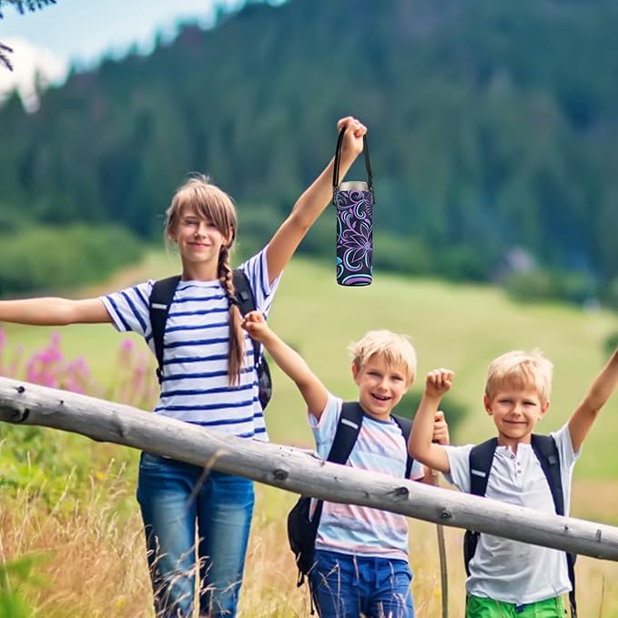 AUPET Water Bottle Bag Carrier,24oz/32oz Insulated Neoprene bottle Sling Holder Case Pouch Cover for 1000ML/750ML Bottles with Shoulder Strap for walking-CubbioJoy