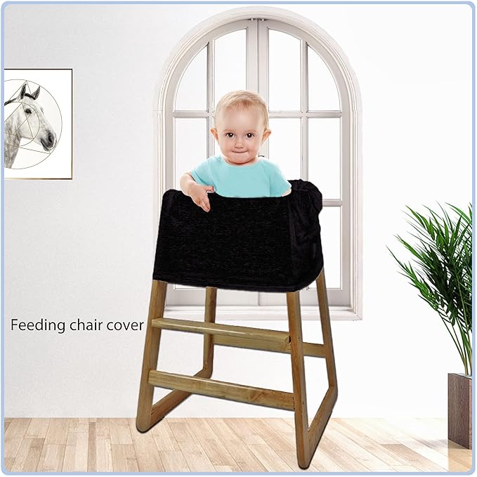 Car Seat Covers for Babies - Multi- use Nursing Carseat Canopy, Breastfeeding Covers, Baby Shower Gifts for Boys and Girls (Pure Black)-CubbioJoy