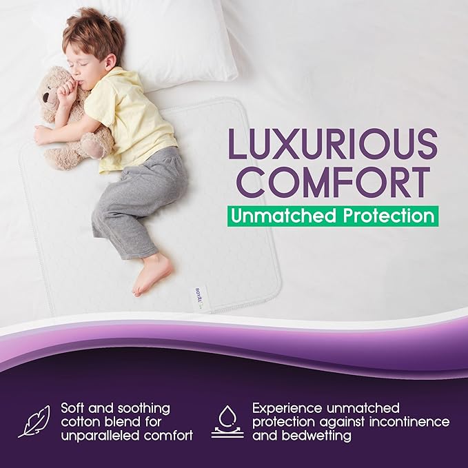 Incontinence Bed Pads - Big Size - Reusable Waterproof Underpad Chair, Sofa and Mattress Protectors - Highly Absorbent, Machine Washable - for Children, Pets and Seniors (36x72 (Pack of 1), Green)-CubbioJoy
