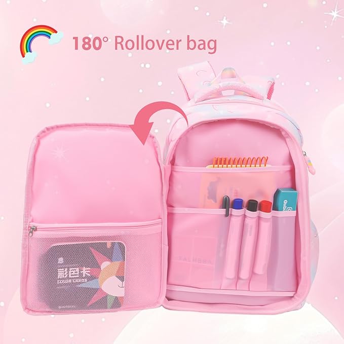 Aesthetic Kawaii Rainbow Backpack-CubbioJoy