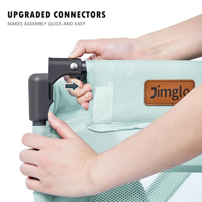 Baby Playpen Foldable, Playard for Babies and Toddlers, Portable Playpen Activity Center with 50 Balls+2 Handles for Travel, Indoor & Outdoor Play Pen with Mesh 50''x50''-CubbioJoy