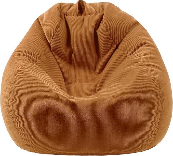 Bean Bag Chairs for Kids Chair Round Sofa Memory Foam Filling Reading Gaming Sofa for Living Room Bedroom-CubbioJoy