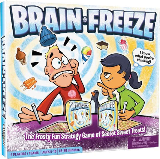 Brain Freeze™ Board Game – Fun Memory Game for Kids & Families, Educational Toys & Learning Game, Logic & Deduction Challenge, Ages 5+-CubbioJoy