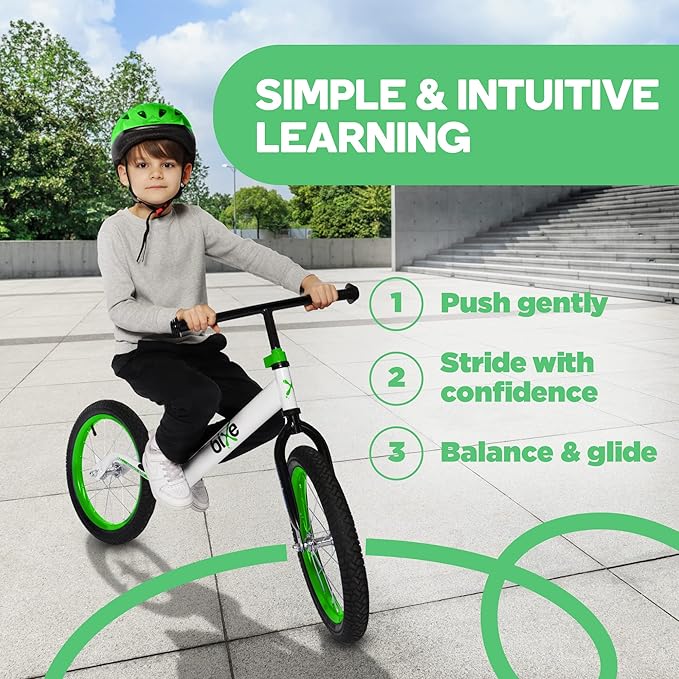 Balance Bike: for Big Kids Aged 4, 5, 6, 7, 8 and 9 Years Old - No Pedal Sport Training Bicycle | 16inch Wheel-CubbioJoy