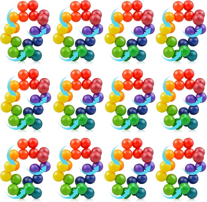 12PCS Autism Sensory Toys for Autistic Children,Quiet Fidget for Adults Kids, Stocking Stuffers for Boys,Autism for Toddlers 3-4,Travel for Ages 3-5 Gift(A)-CubbioJoy