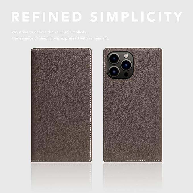 D8 Full Grain Leather Wallet Case for iPhone 15 Pro Max - [2-in-1] Handcrafted Detachable Diary Style with Magnetic MagSafe Back Cover, Gift Box Included (Etoffe Cream)-CubbioJoy