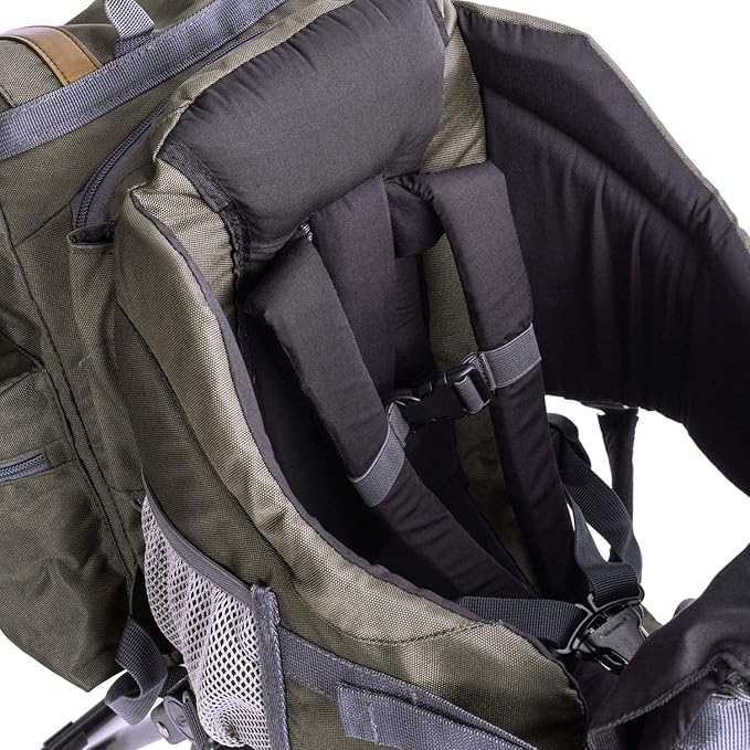 ClevrPlus Urban Explorer Child Carrier Hiking Baby Backpack, Olive Green-CubbioJoy