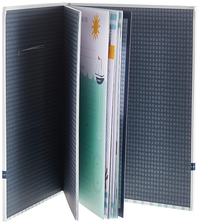 C.R. Gibson First 5 Years Memory Book, by Carters, Record Memories and Milestones on 64 Beautifully Illustrated Pages - Under The Sea-CubbioJoy