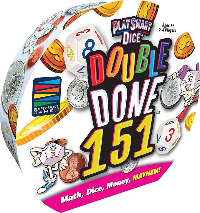 Double Done 151: Money and Mayhem Make Math Fun for The Whole Family!-CubbioJoy