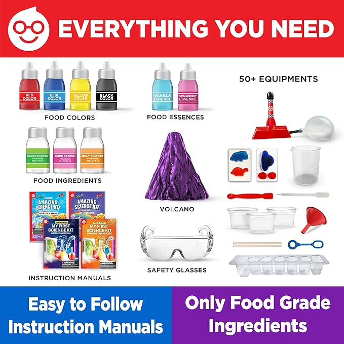 Doctor Jupiter My First Science Gift Set for Kids Ages 4+ | Set of My First Science Kit & Amazing Science Kit | Birthday Gift Ideas for 4-5-6-7-8 Year Old Boys & Girls | STEM Learning & Education Toys-CubbioJoy