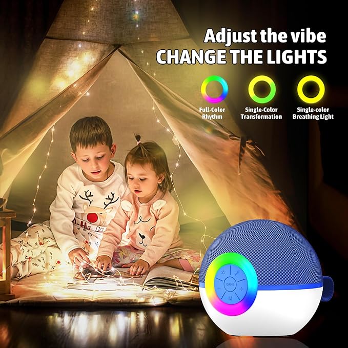 Karaoke Microphone Machine Toys for Kids Adults, Mini Portable Bluetooth Speaker with 2 Wireless Mics, Christmas Birthday Gifts for Boys Girls Ages 3 4 5 6 7 8 9 10 11 12+ Year (Blue)-CubbioJoy